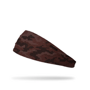Digital Camo Maroon Mesh