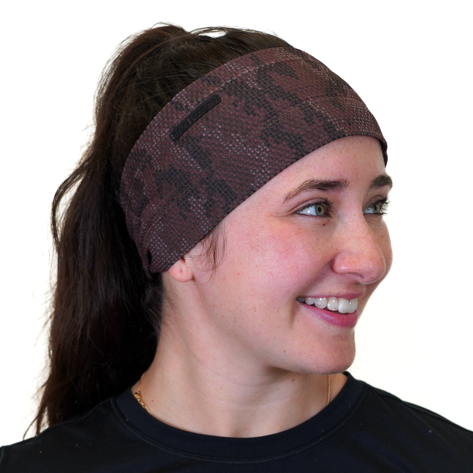 Digital Camo Maroon Mesh